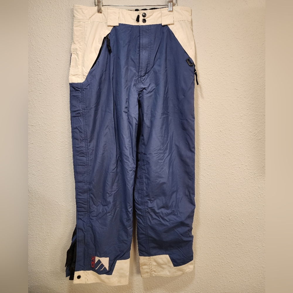 Men's Blue and Cream Pants